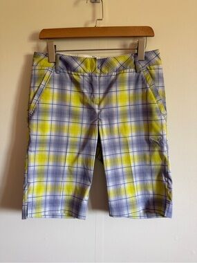 Puma Plaid Golf Shorts Women’s Size 36 Sport Lifestyle